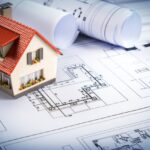 Maison miniature avec des plans