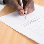 Signature d’un contrat