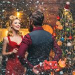 Un couple a Noel