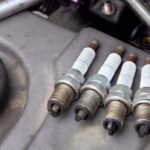 bougies d’allumage usagées