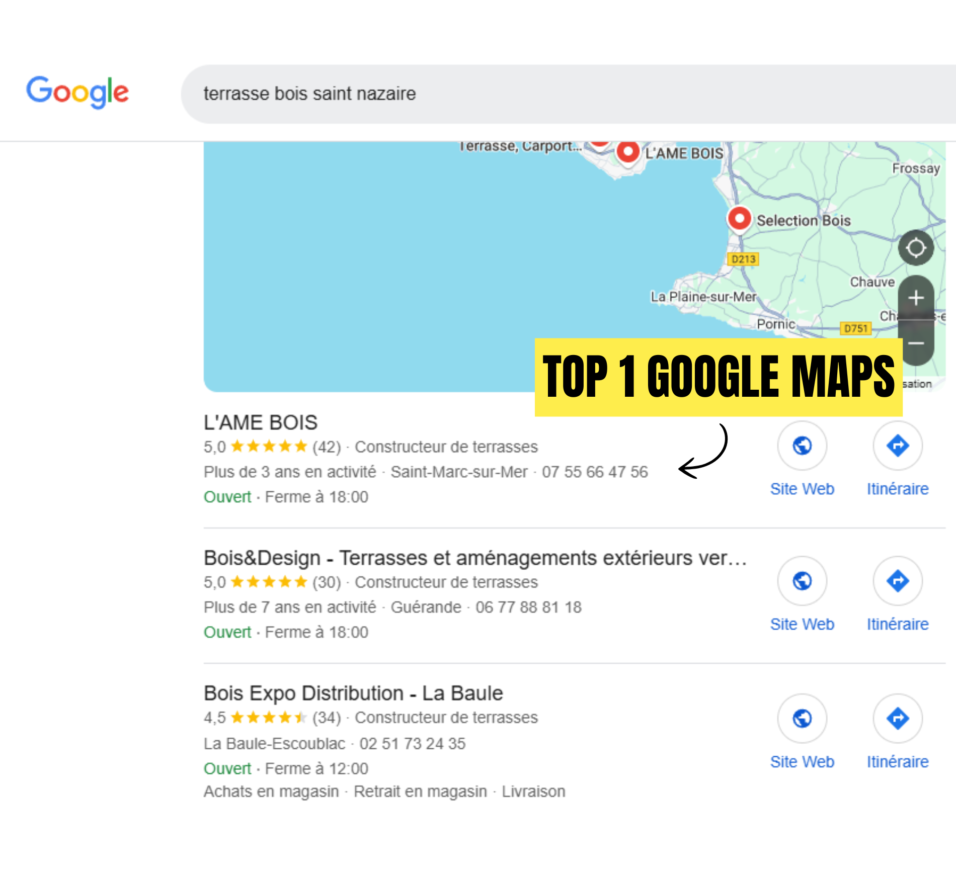 Top 1 Google Maps