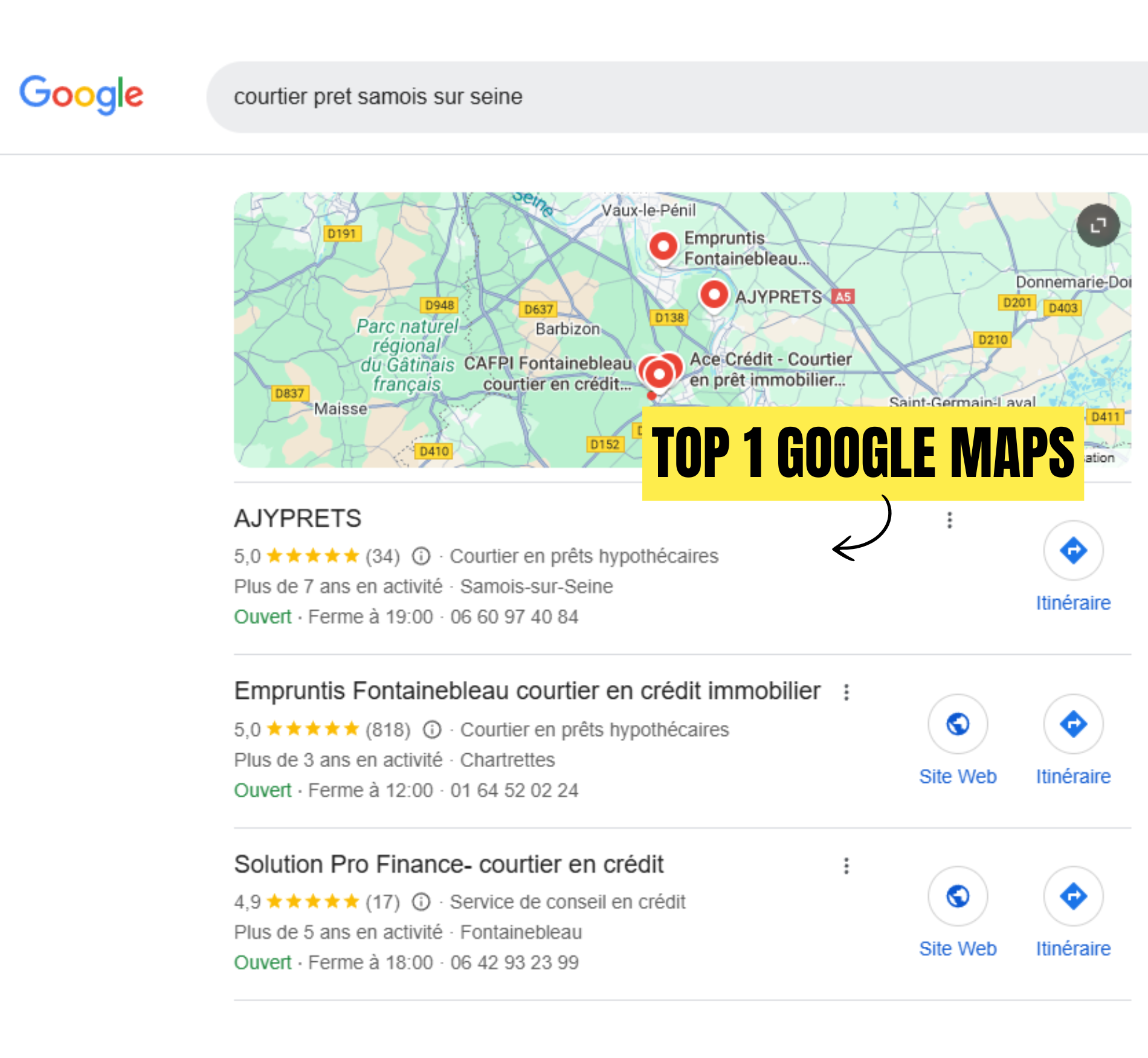 Top 1 Google Maps
